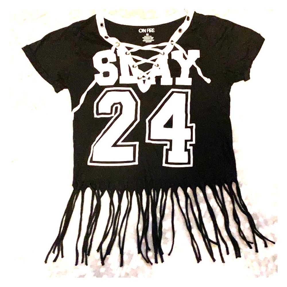 SLAY FRINGED SHIRT